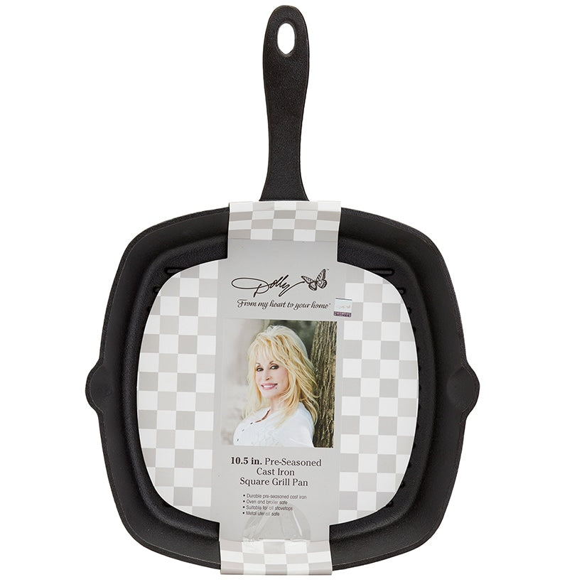 Dolly Parton Seasoned Cast Iron Pan