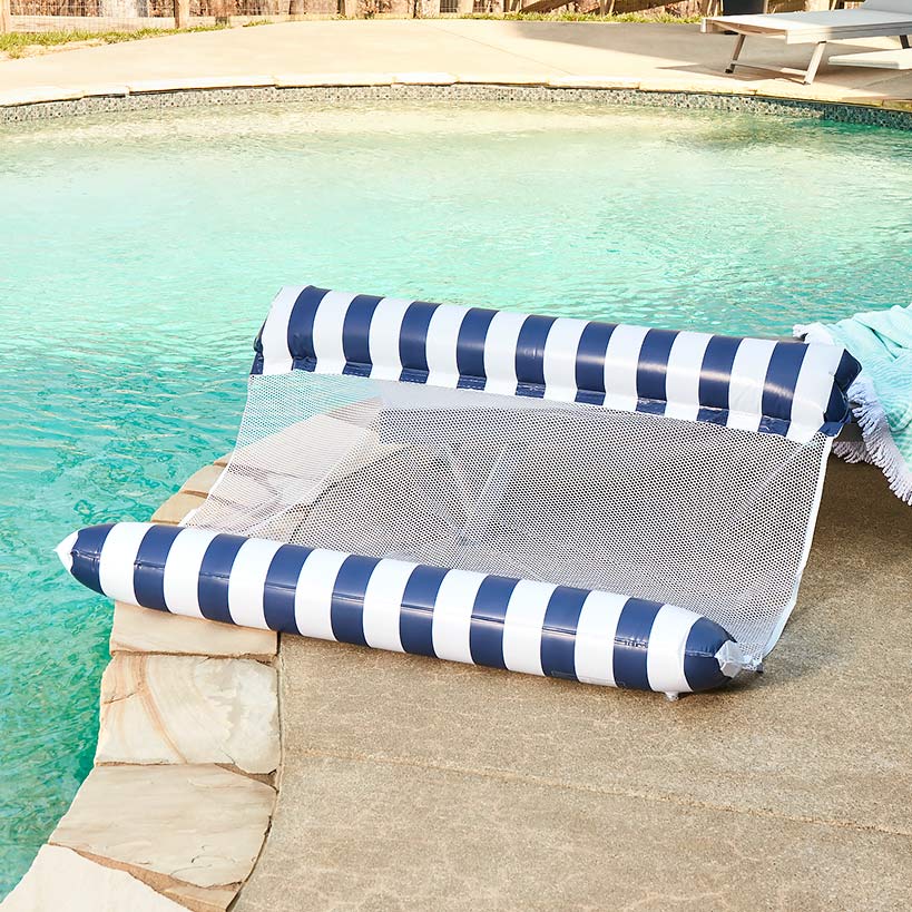 Double Pool Lounger-Spacious, Comfortable, with Head and Leg Support