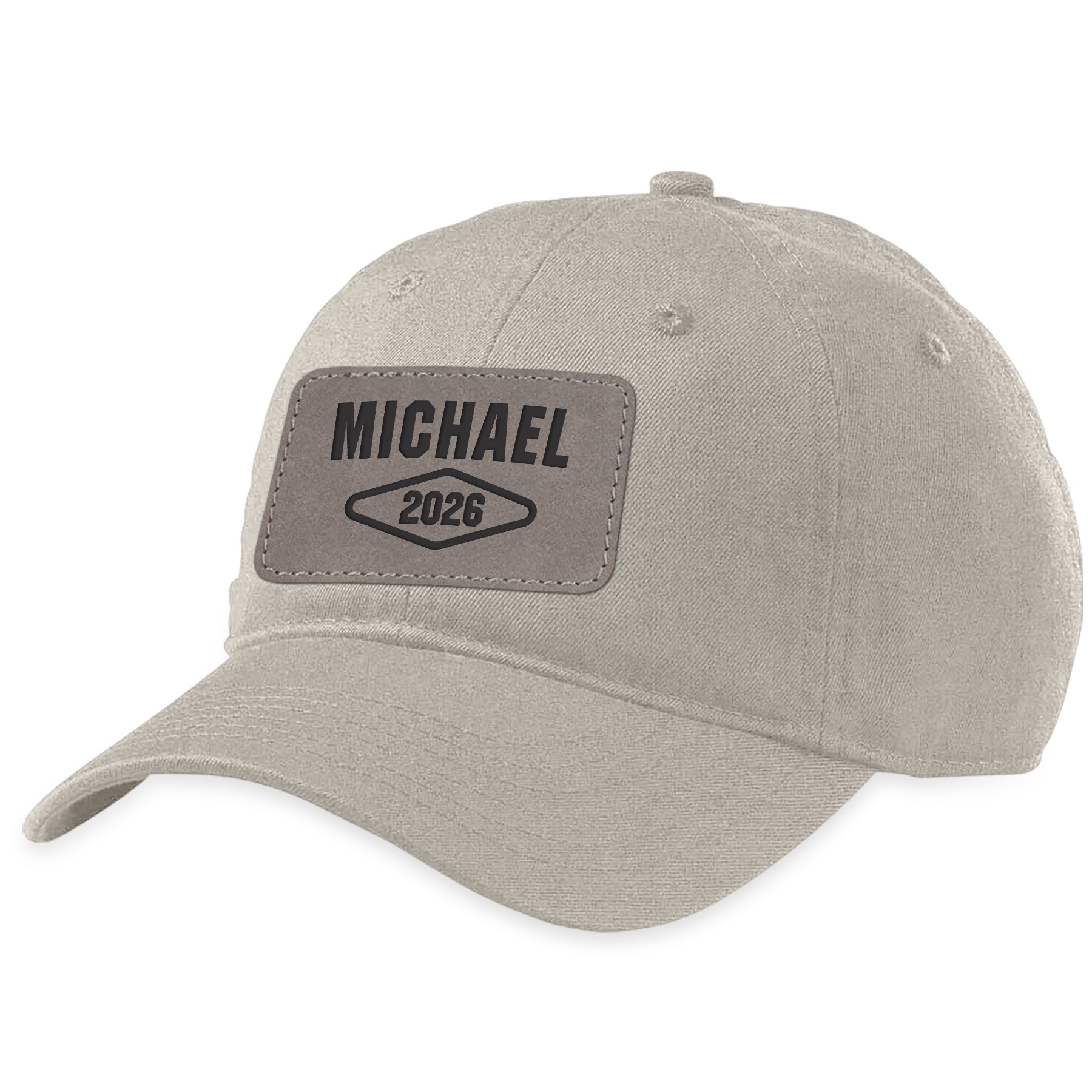 Personalized Title Rounded Diamond Chino Hat