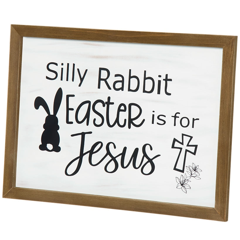 Easter Bathroom Decor - Rabbit Sign or Tissue Box Cover