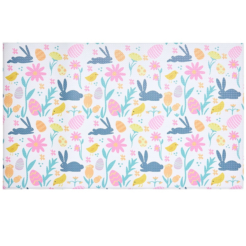 Easter Bunnies Kitchen Comfort Accent Rug or Runner Rug