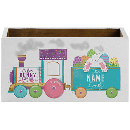 Personalized Easter Bunny Express Train Storage Box