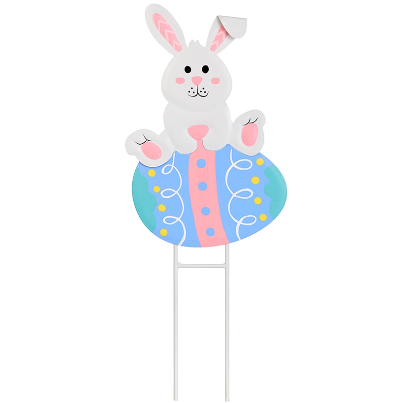 Easter Bunny Garden Stake - Festive Spring Décor