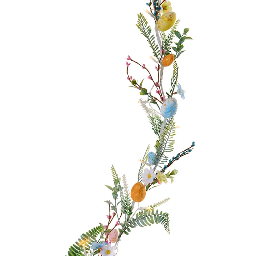 Easter Egg Pastel Lighted Swag Or Garland - Battery Operated#select-item_garland