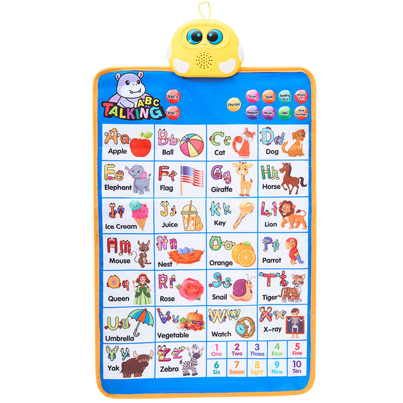 Educational Wall Chart - Learn the Alphabet, Numbers, with Sound ...