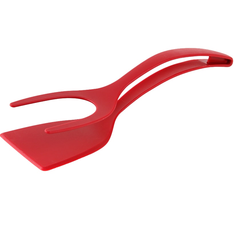 Egg Flipper Spatula Tongs 2 in 1 Grip and Flip