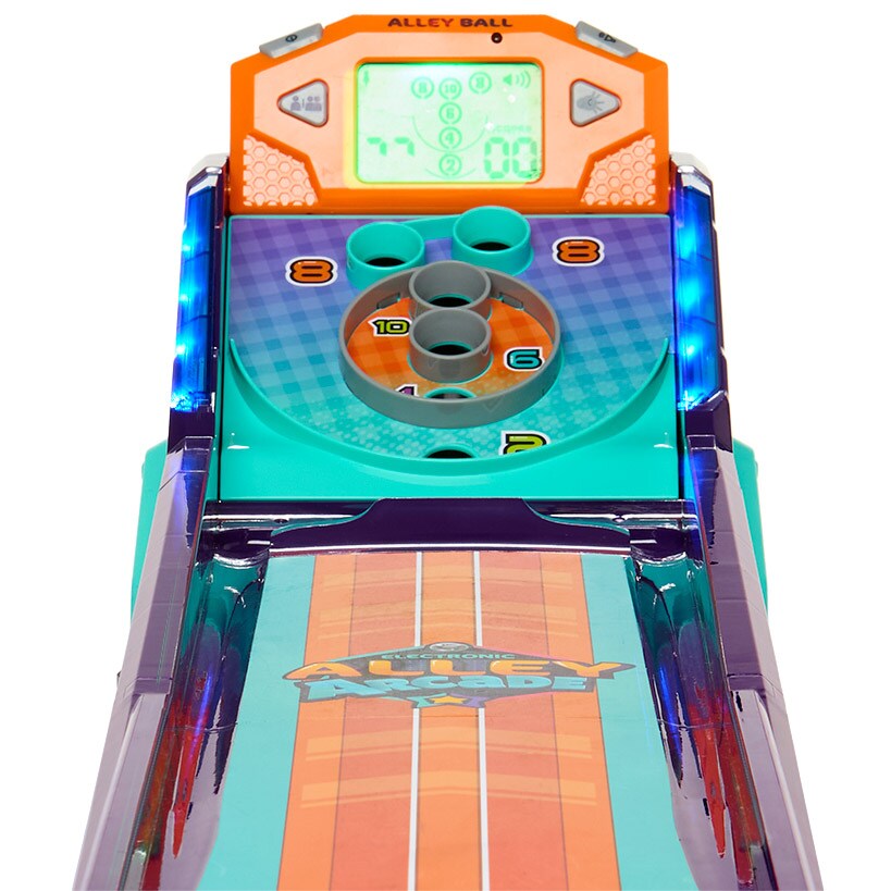 Electronic Alley Arcade Game - Fun Rolling Action with Lights and Sound
