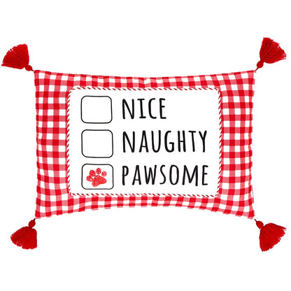 Puppy-Themed Embroidered Accent Pillows