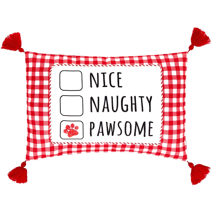 Puppy-Themed Embroidered Accent Pillows