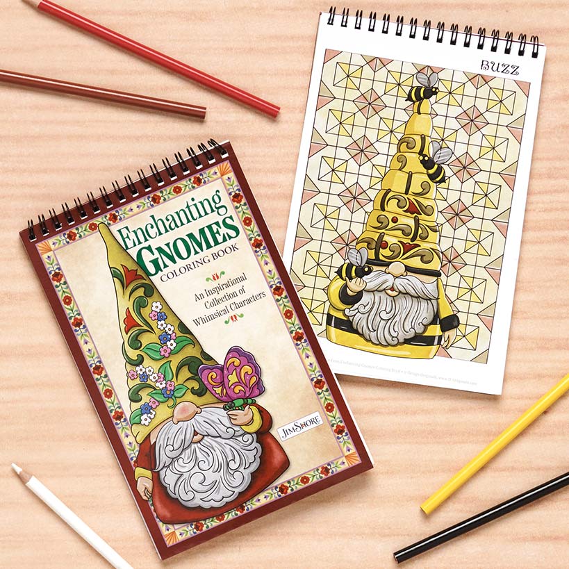 Enchanting Gnomes Coloring Book