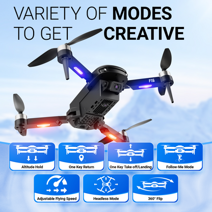 Contixo F16 Stunt Drone - 1080P HD Camera, Foldable Design, Wi-Fi FPV, 16-Min Flight