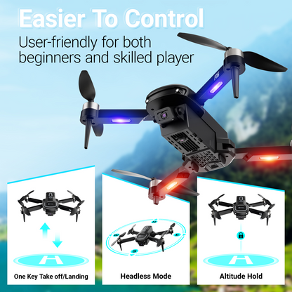 Contixo F16 Stunt Drone - 1080P HD Camera, Foldable Design, Wi-Fi FPV, 16-Min Flight