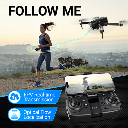 Contixo F16 Stunt Drone - 1080P HD Camera, Foldable Design, Wi-Fi FPV, 16-Min Flight