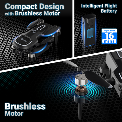 Contixo F16 Stunt Drone - 1080P HD Camera, Foldable Design, Wi-Fi FPV, 16-Min Flight
