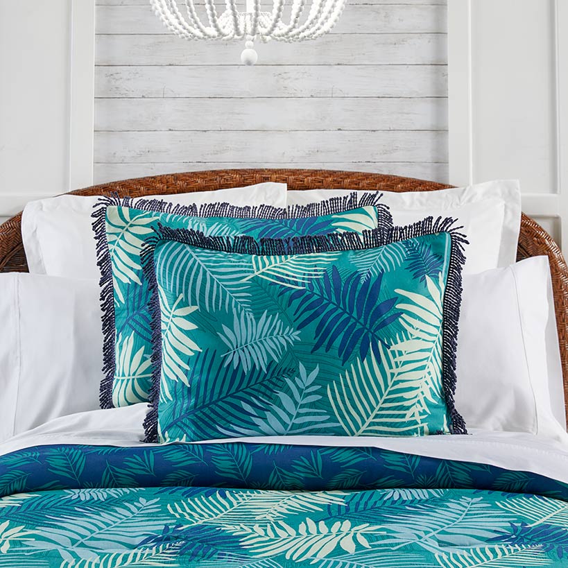 Summer Palm Reversible Comforter Set or Decorative Pillow#select-item_king-comforter-set