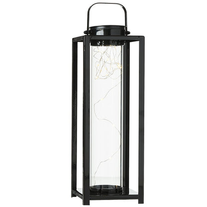 Lantern Lighted With Fairy Lights Solar
