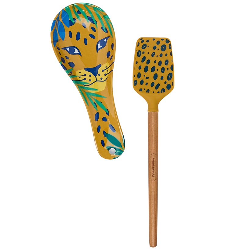 Farberware Spoon Rest and Spatula Set