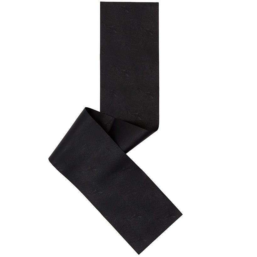 Faux Leather Runner, Black, Gold, or Silver