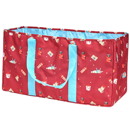 Festive Holiday Household Utility Tote Bag with Handles