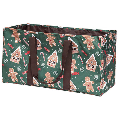 Festive Holiday Household Utility Tote Bag with Handles