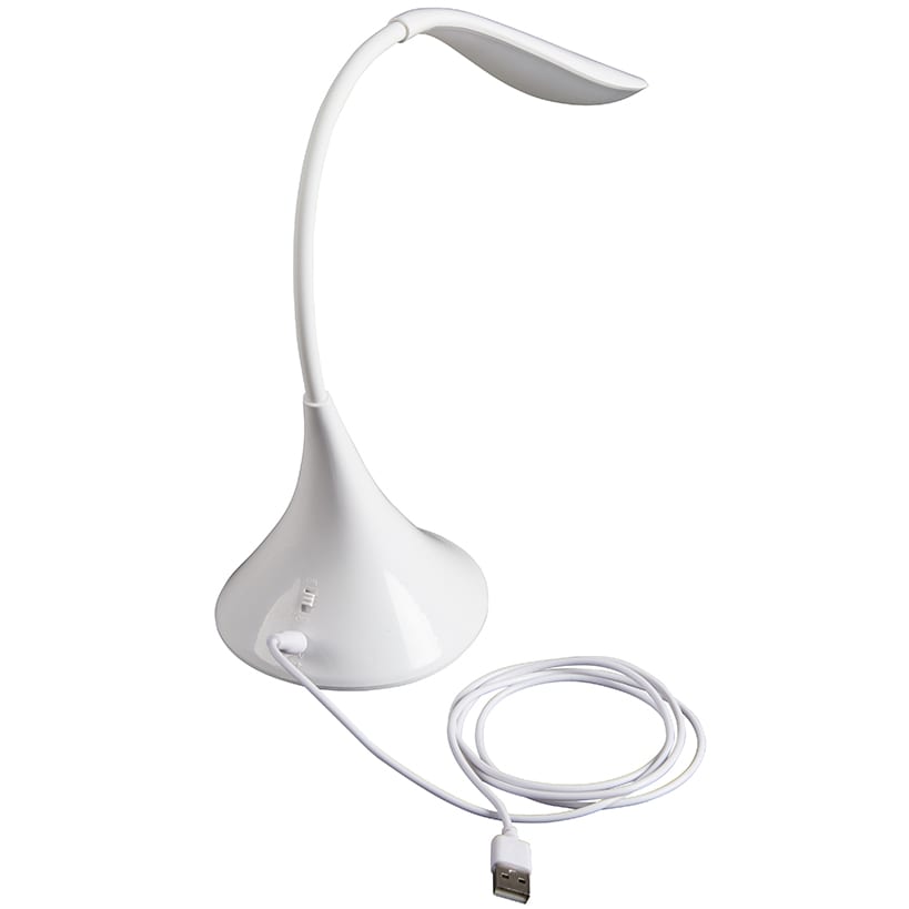 LED Desk Lamp Flexible Gooseneck with USB Cord