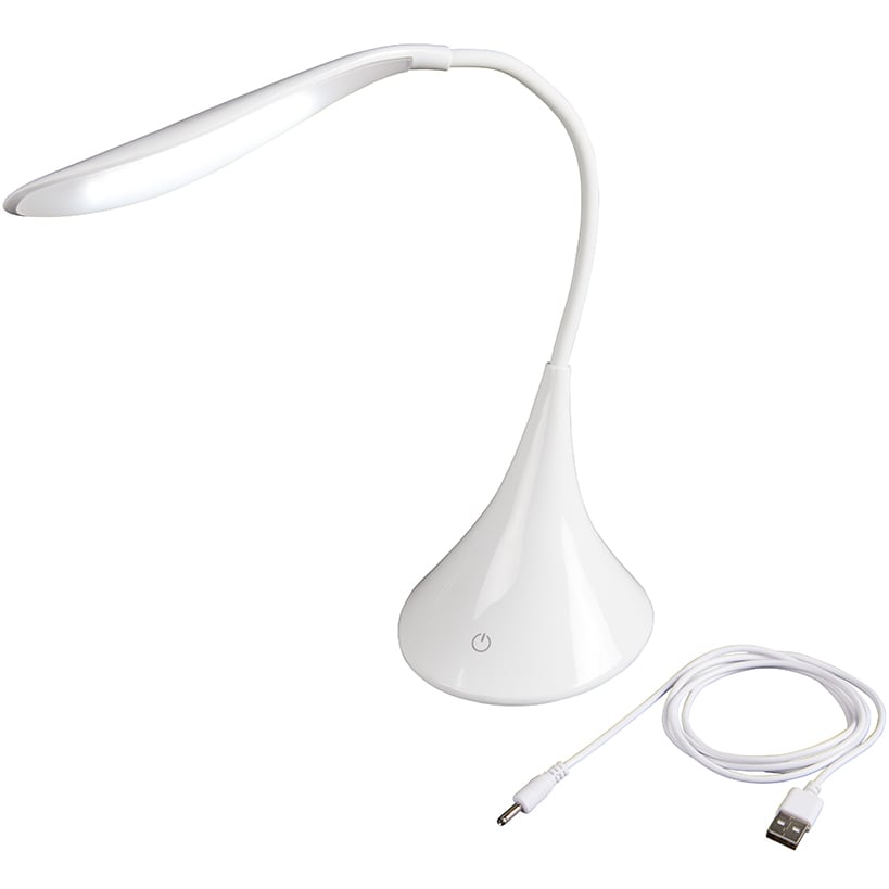 LED Desk Lamp Flexible Gooseneck with USB Cord