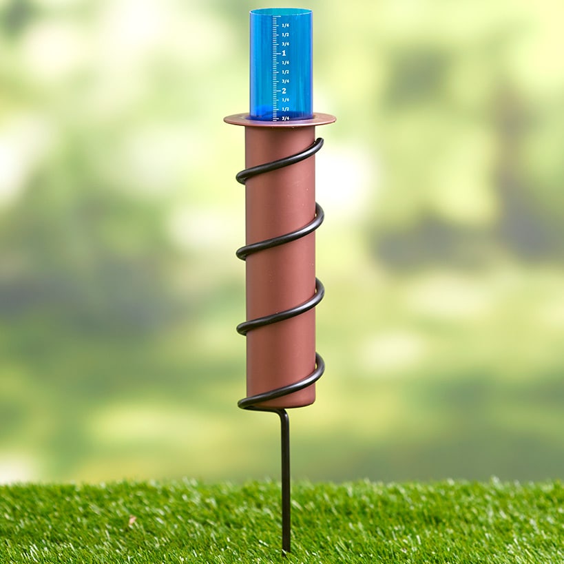 Floating Copper Rain Gauge Stake