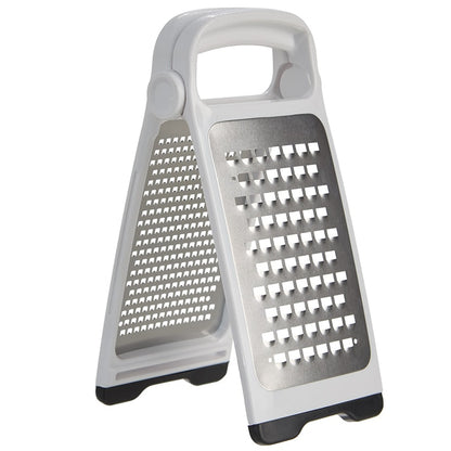 Stainless Steel Handheld Cheese Grater & Shredder - Foldable