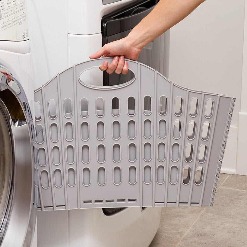 Easy Store Plastic Laundry Clothes Basket and Hamper