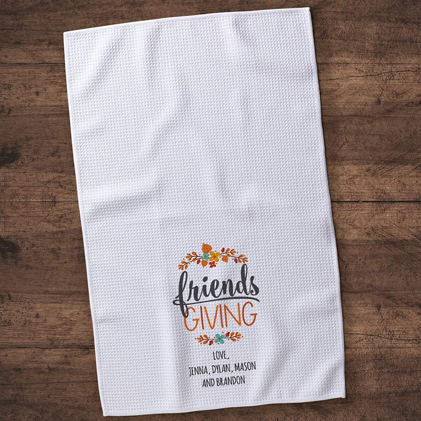 Personalized Friends Giving Kitchen Towel