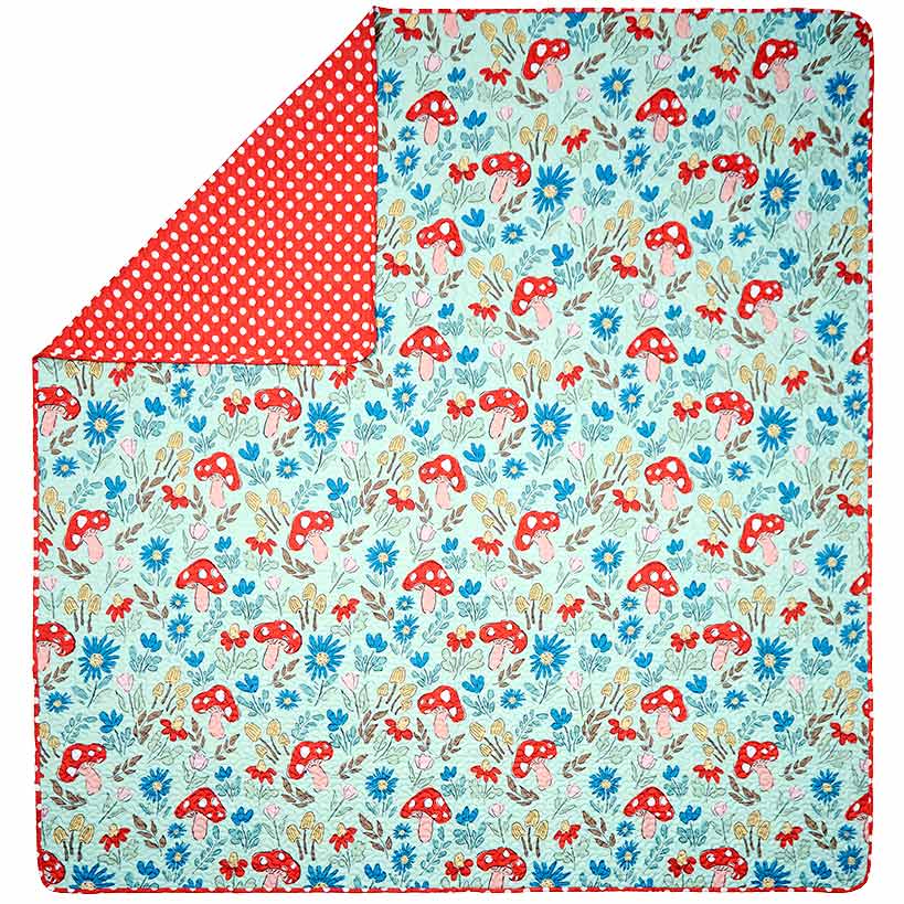 Galloway Mushroom Full/Queen or King Quilt or Sham