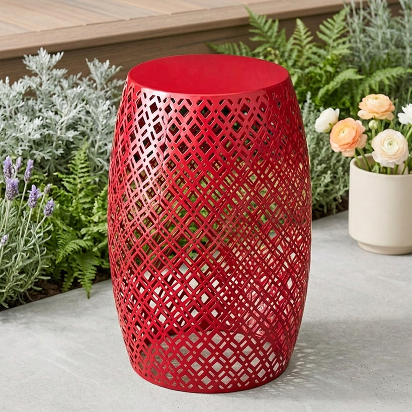 Metal Barrel Stool