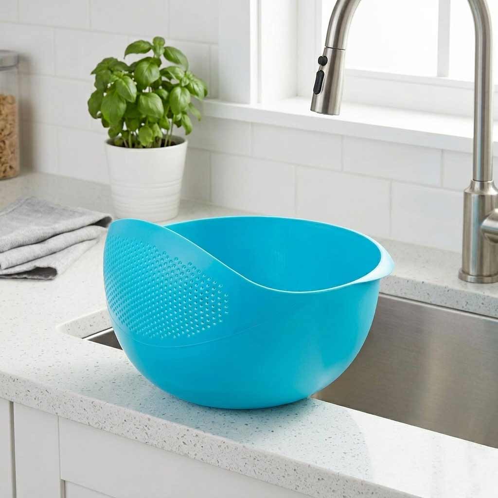 Kitchen Bowl with Colander - Wash and Drain