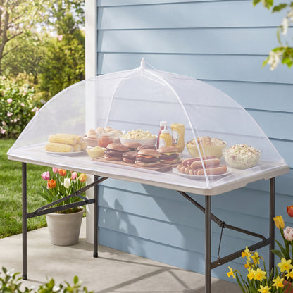 food tent covers Lakeside Giant Mesh Collapsible Food Cover for Outdoors