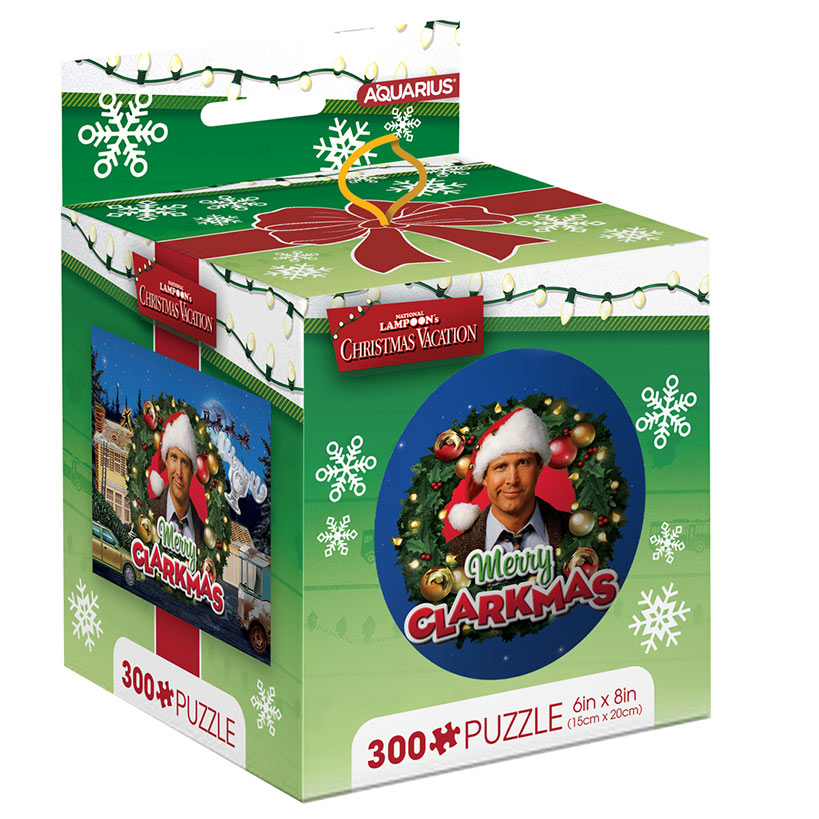 Christmas Vacation Movie Themed Christmas Tin Globe Puzzle