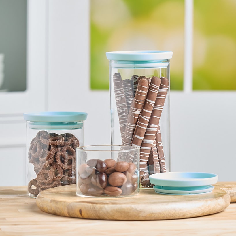 Godinger Glass Food Storage Containers - Set of 3#select-set_assorted