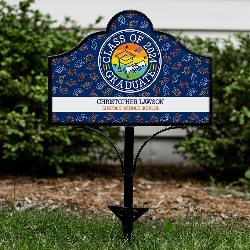 Personalized Graduation Magnet Yard Sign