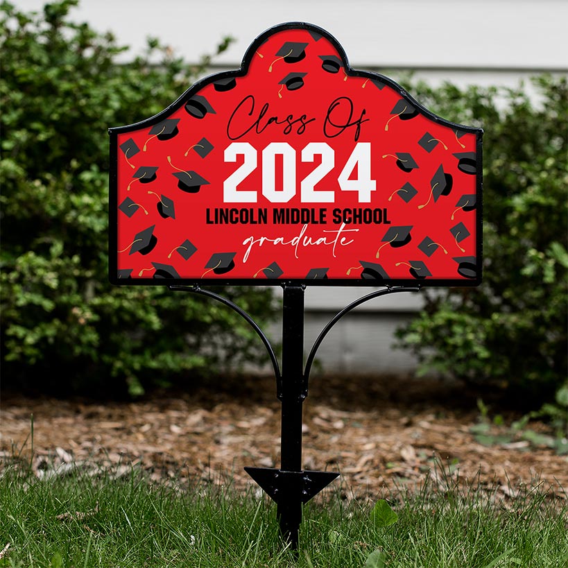 Personalized Graduation Magnet Yard Sign