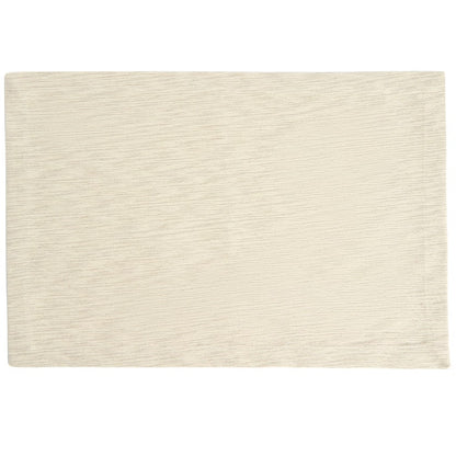 Grasscloth Weave Ivory Placemat 13" x 19"