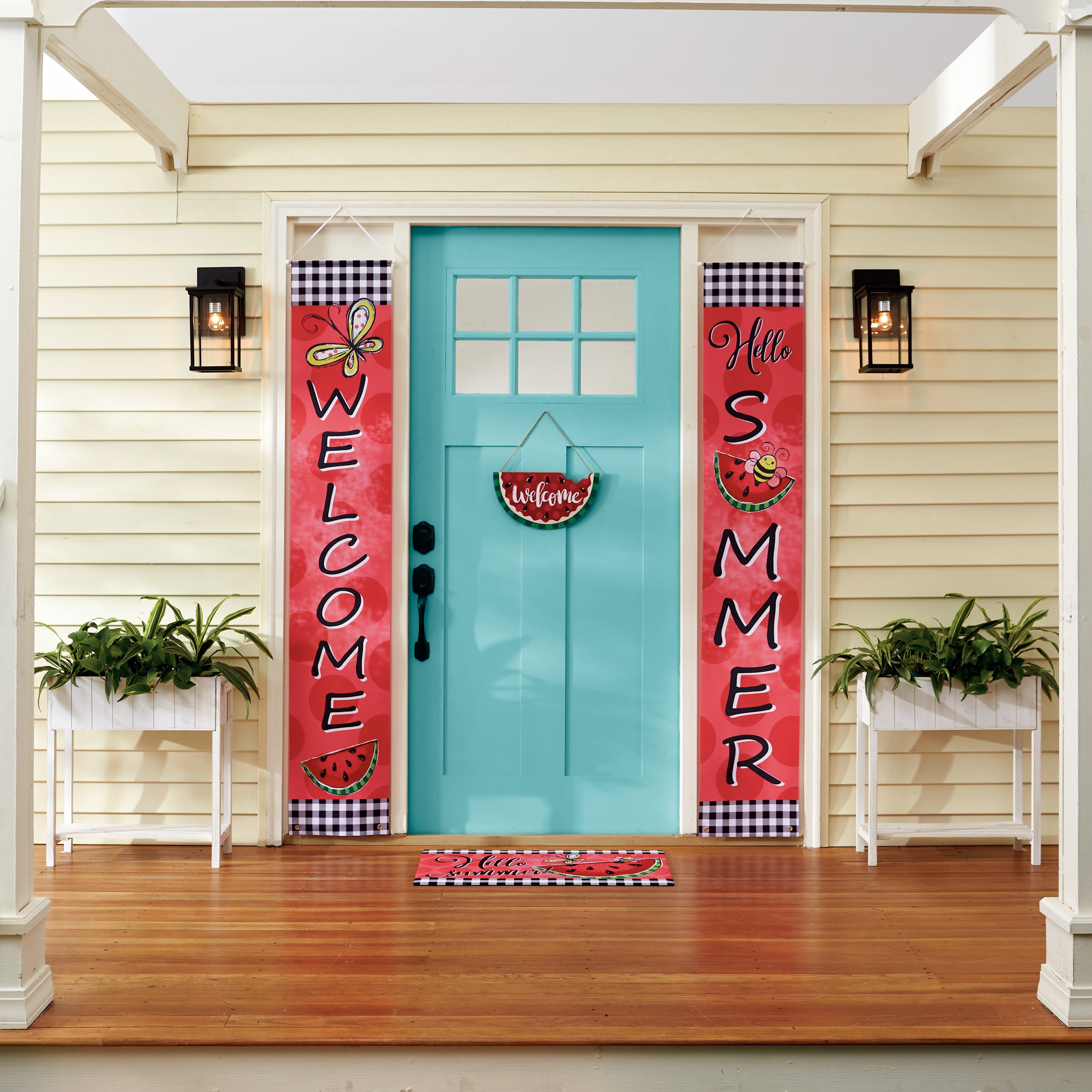 Hello Summer Porch Decor