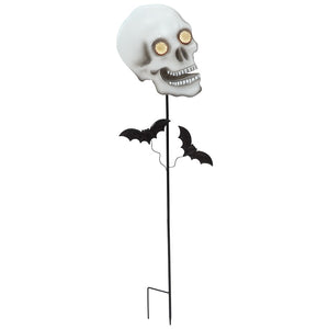 Halloween Stake Animated Jack-O'-Lantern or Skull