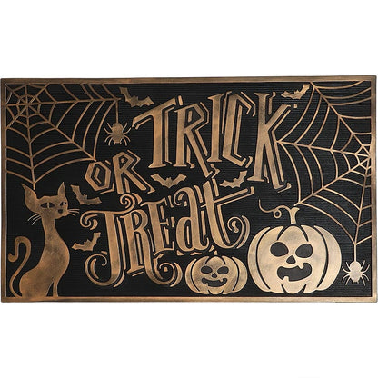 Haunted Halloween Rubber Doormat