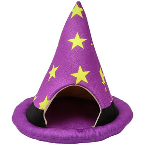 Halloween Witch Hat Cat Bed