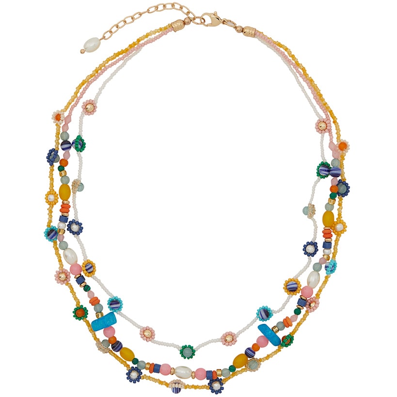 Spring Flower Beaded Jewelry