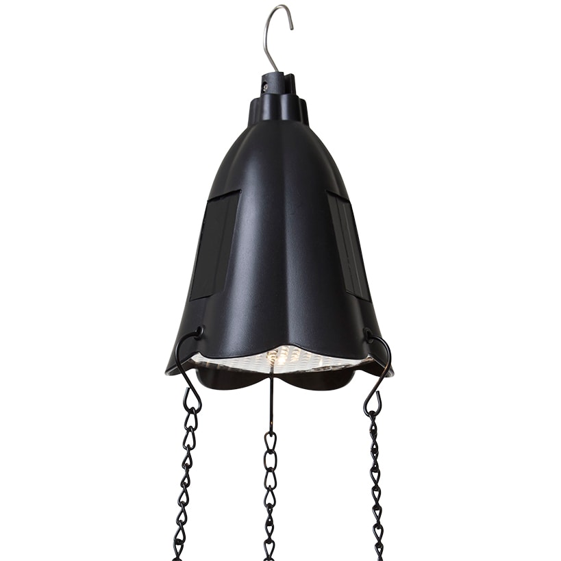 Solar Lighted Hanging Basket Planter#select-color_black