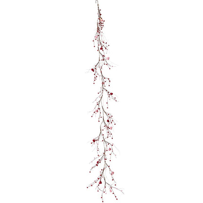 Lighted Pink and Red Heart Garland - Battery Operated