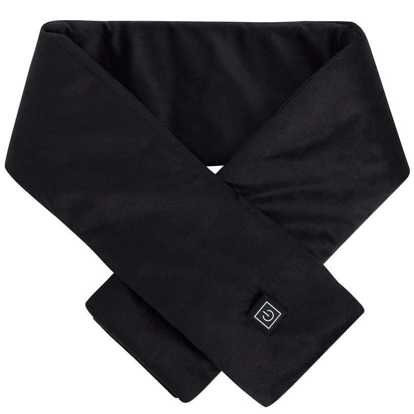 Neck Heated Scarf With Power Bank Black Or Grey