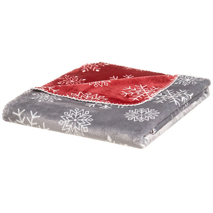 Christmas Cheer Reversible Heavyweight Flannel Throws