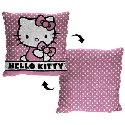 Hello Kitty Perfect Polka Dots Jacquard Pillow