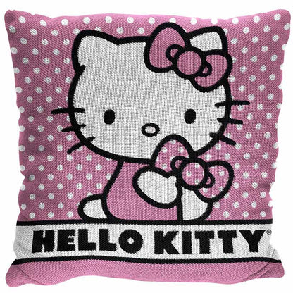 Hello Kitty Perfect Polka Dots Jacquard Pillow